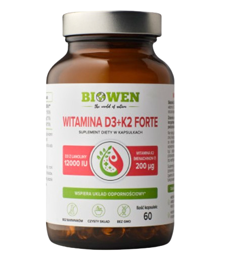 Witamina D3 + K2 od Biowen
