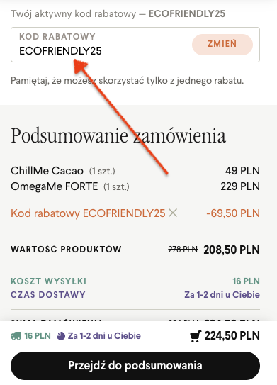 Health Labs Care - gdzie wpisać kod rabatowy