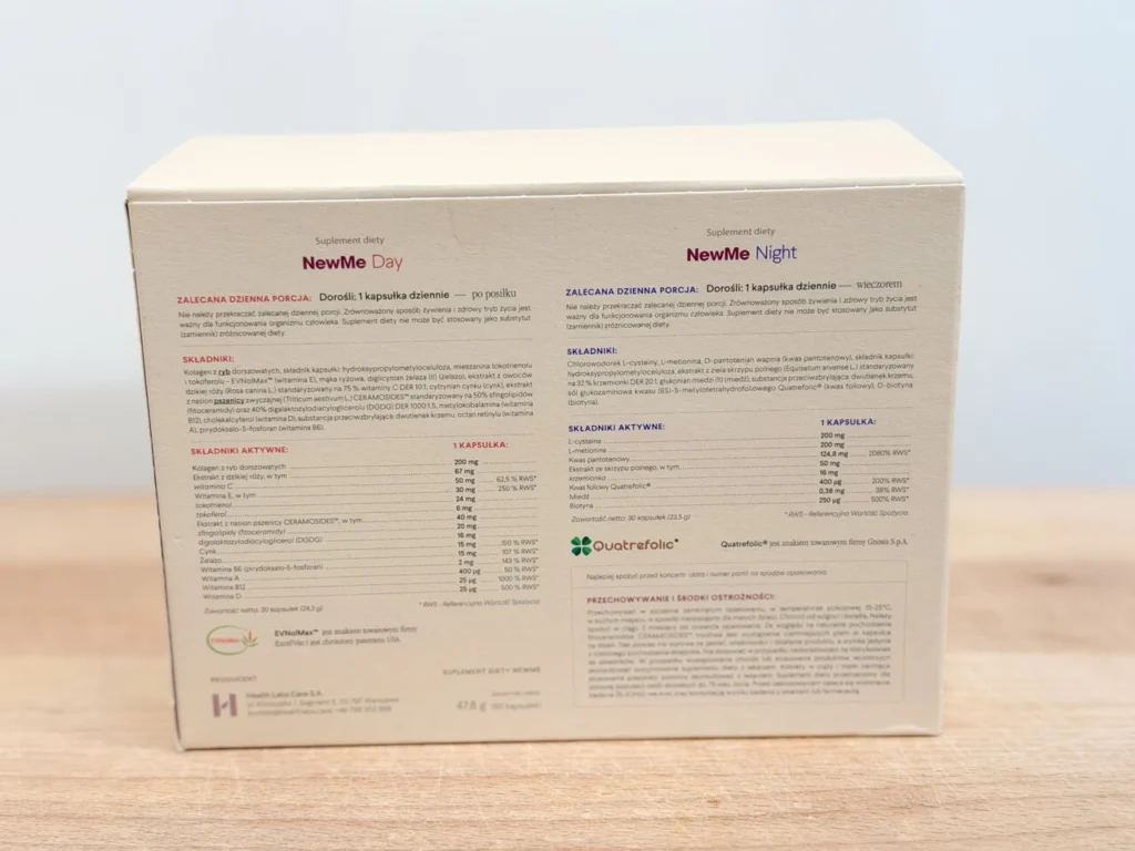 NewMe Health Labs Care - analiza składu, biodostępność