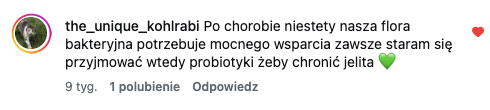 ProbioticMe IBS - opinia klienta 3 (Instagram)